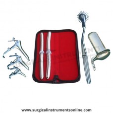 Hegar uterine dilator set,15-16,17-18, pinwheel, grave 3pcs, collin large